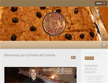 Tablet Screenshot of lefestindecorinne.fr